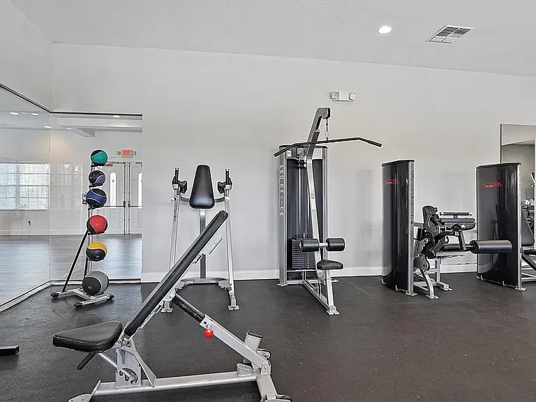 Fully equipped fitness center - strength training equipment