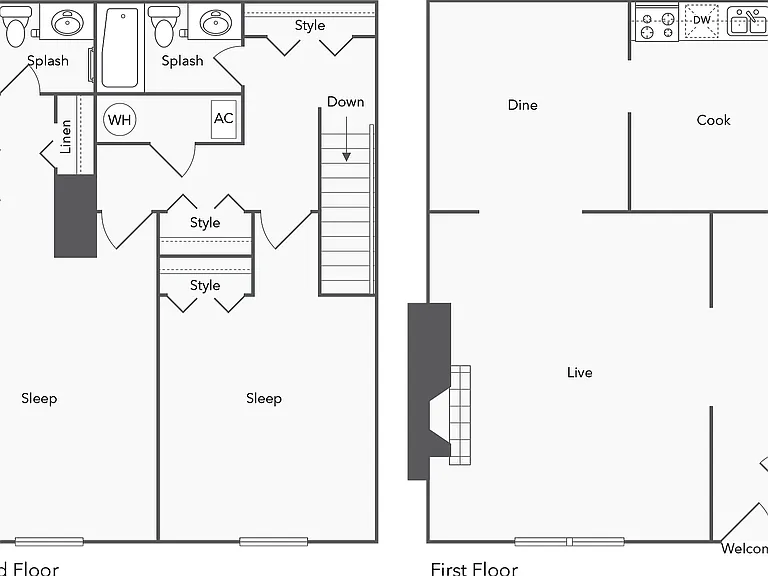 2 Bed 2.5 Bath Townhome with Washer Dryer 2 Bed 2.5 Bath Townhome with Washer Dryer