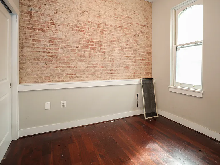 Exposed brick wall