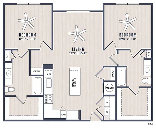 Floor plan B1