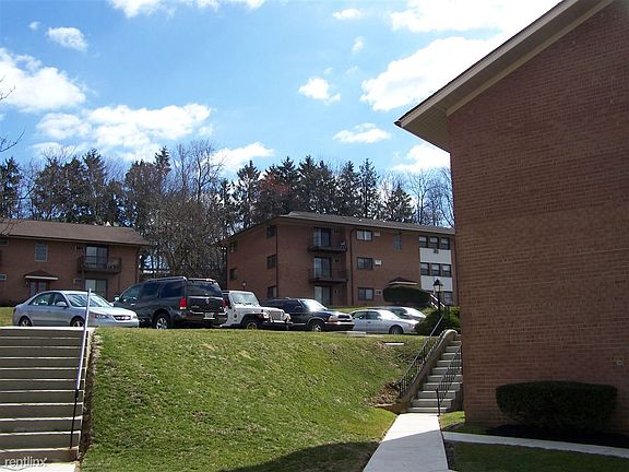 View of C Buidling from lower parking lot