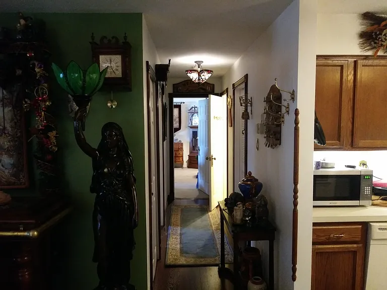 Hallway to Bedrooms , Bath and Laundry