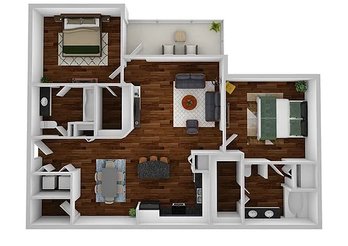 Floor plan B1 - Ocoee