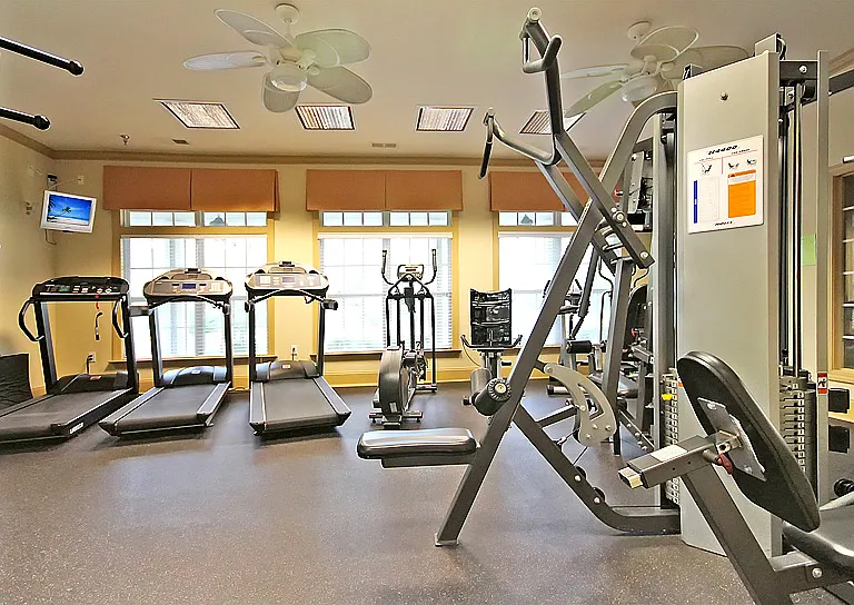 "The Battery" club house gym