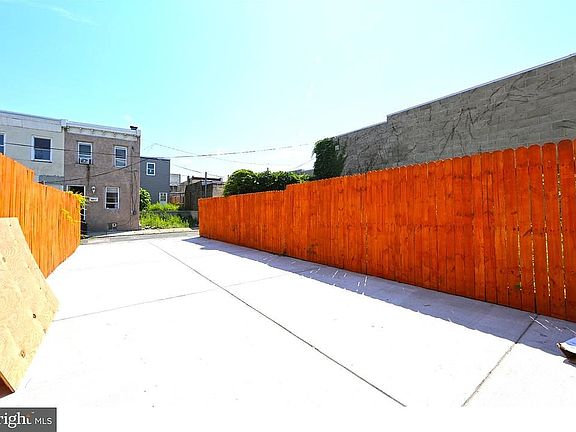 Back yard patio/parking