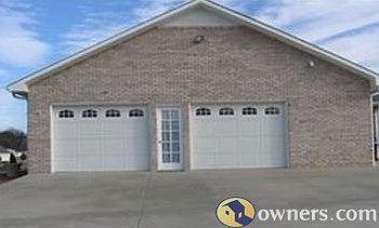2 car garage with walk in door