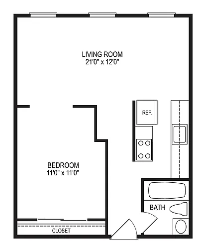 Floor plan The Saco
