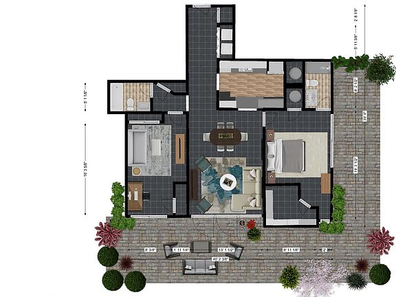 2nd image of 1 Markham Rd APT 1D