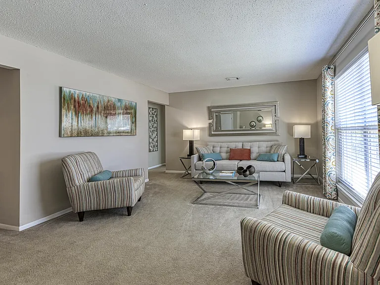 Spacious Living Room with Natural Light