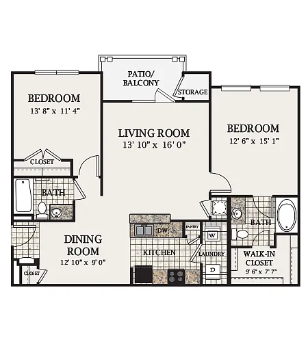 Floor plan B2