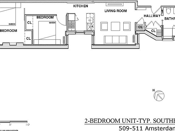 2nd image of 509 Amsterdam Ave APT 5S