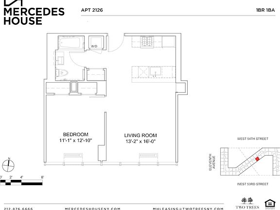 2nd image of 550 W 54th St APT 2126