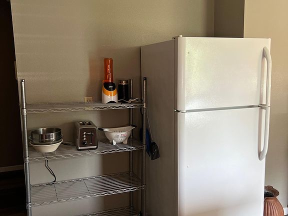 Extra storage space and newer refrigerator