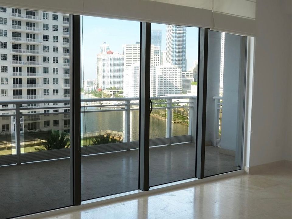 Living room with impact windows