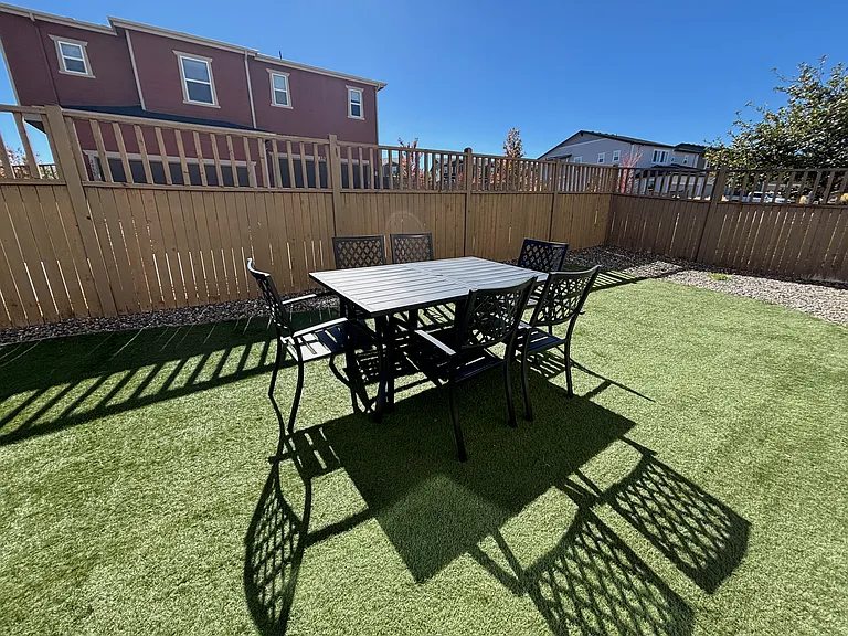 New outdoor dining set