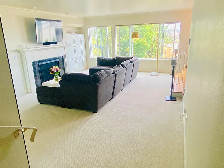 Sunken living room