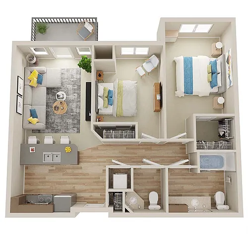 Floor plan 2x1.5 - C3
