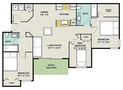 Floor plan THE BUCCANEER
