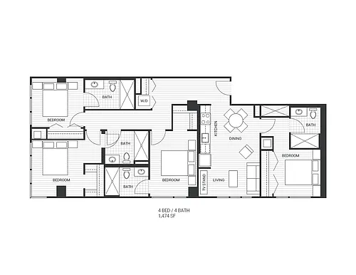 Floor plan D1