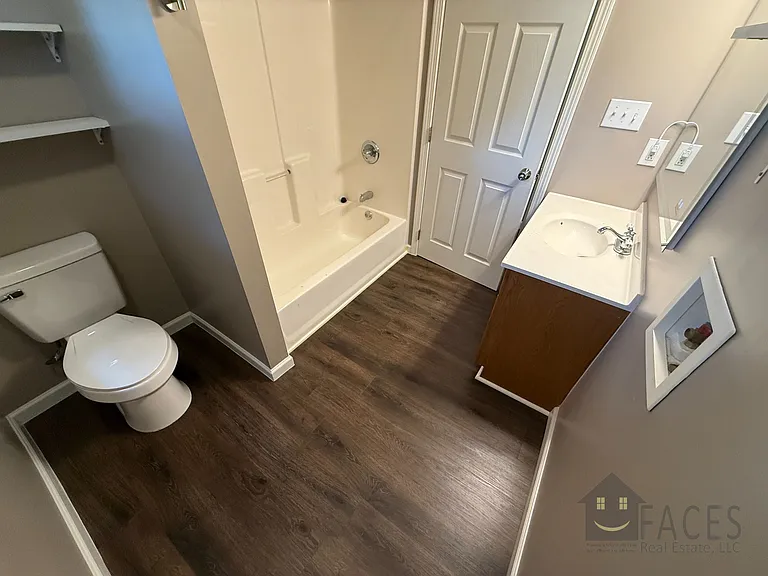 Bathroom and Laundry, view two