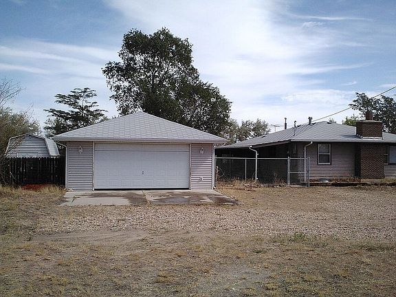 side view w/2 car garage