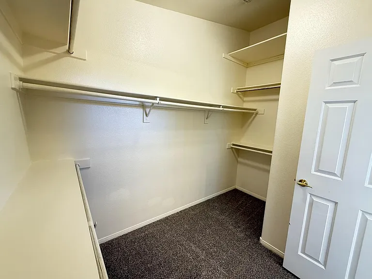 Primary walk in closet