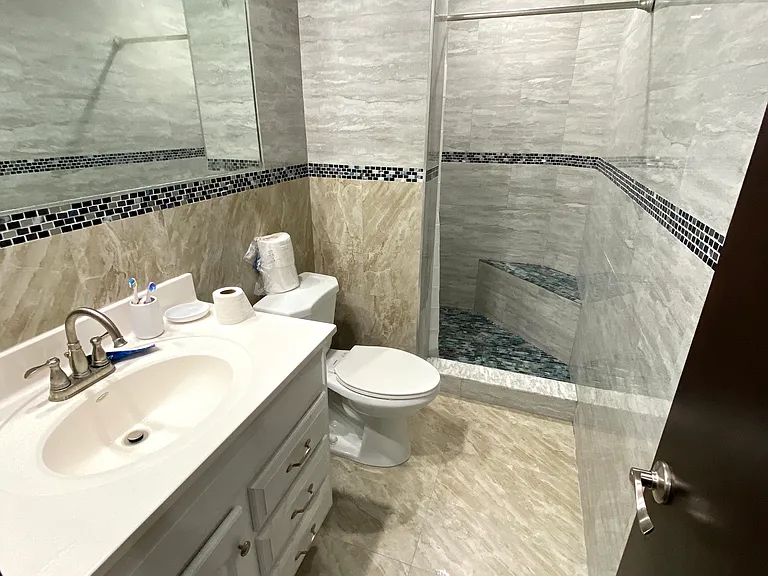 Master Bathroom with private access from master bedroom.