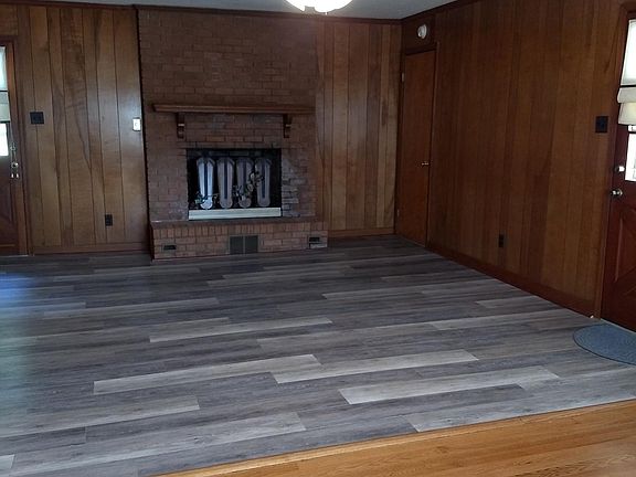 new laminate floor in living room