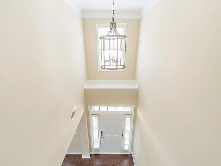 foyer view from the 2nd floor hallway/game room