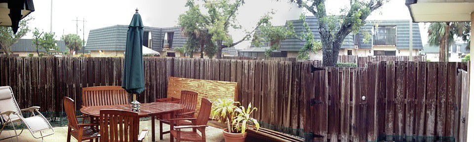 Panoramic view of porch