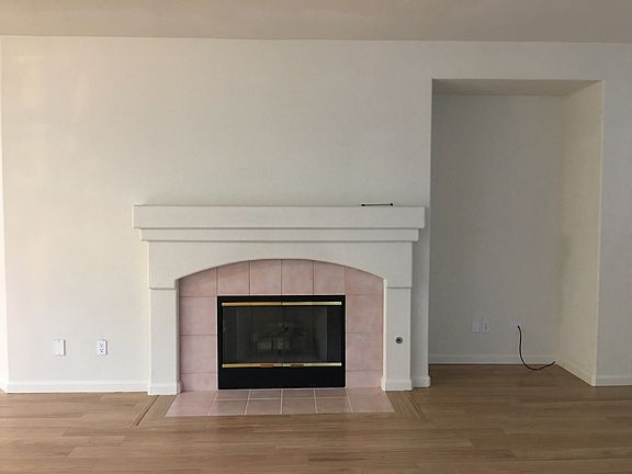 Family room fireplace