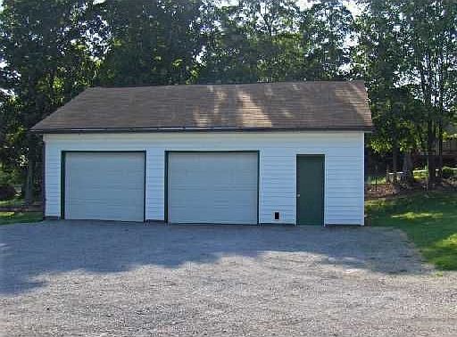 2 car detached garage
