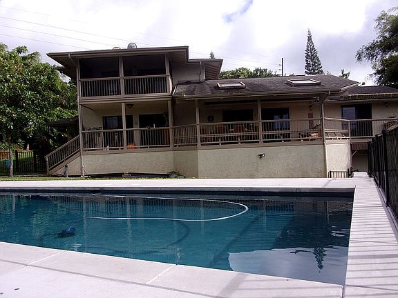 Pool Looking at Back of Home