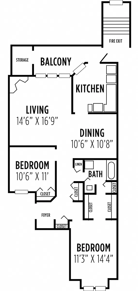 Floor plan Cambridge