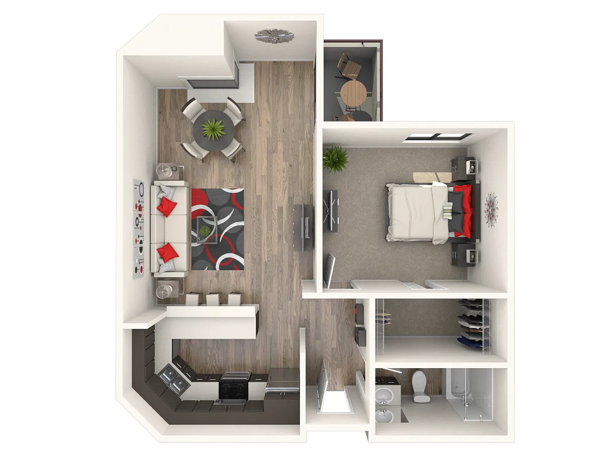 Floor plan Plan E