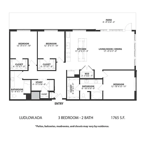 Floor plan Ludlow.ADA
