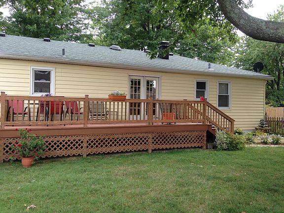 Deck side of back of house