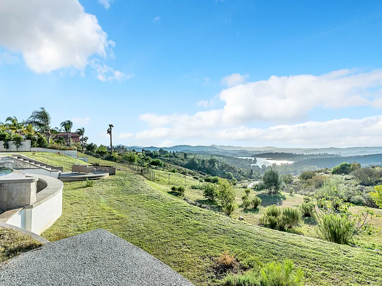 This is a view from the east edge of the pool on the concrete lounge area. Another remote area that gives you new places to hang out each day.