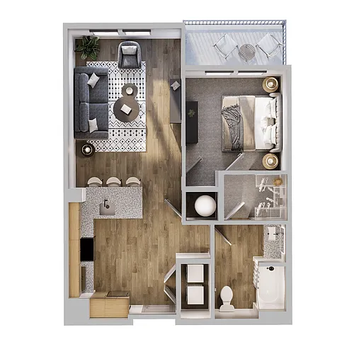 Floor plan A1A