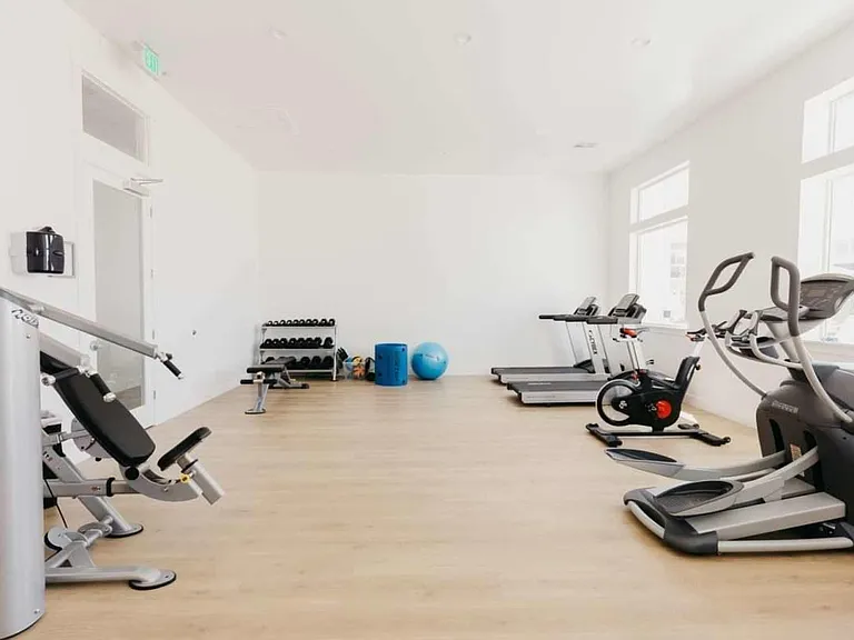 Clubhouse gym.