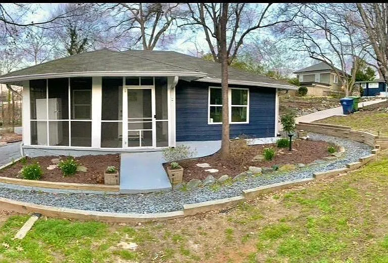 Front yard of home