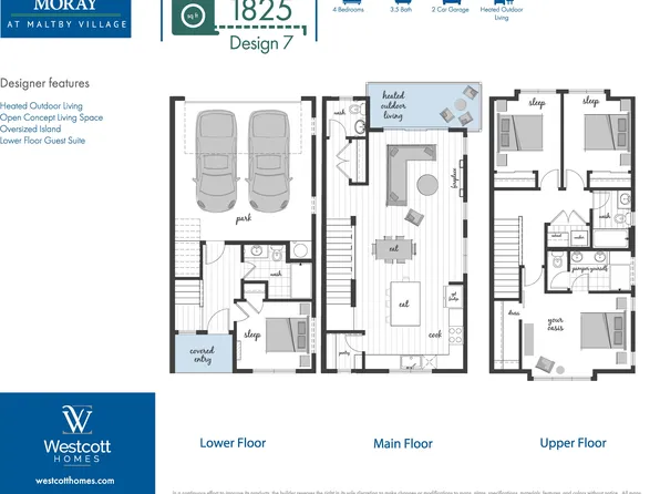 1825 - Design 7 Plan, Moray at Maltby Village