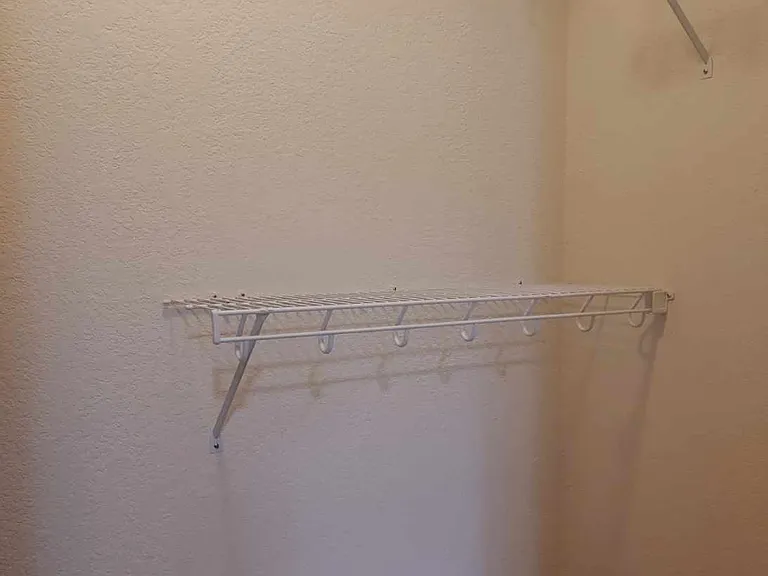 Bedroom walk-in closet inside