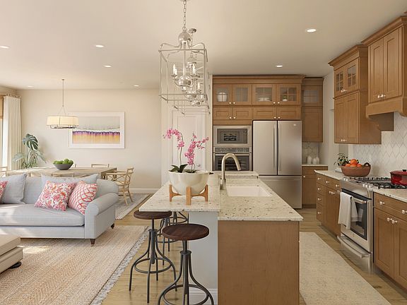 Kitchen overlooking great room