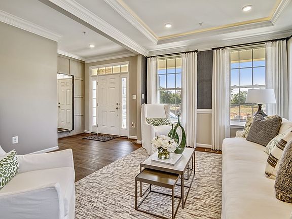 Entry and Living or Dining Room