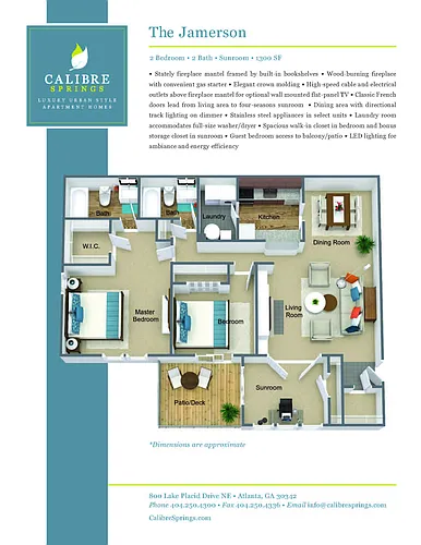 Floor plan Jamerson Classic