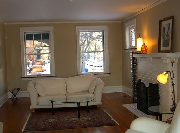 Living Room with hardwood floors