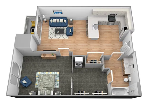 Floor plan Whiskey River