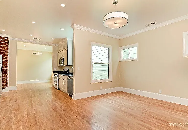 Living room from top of staircase