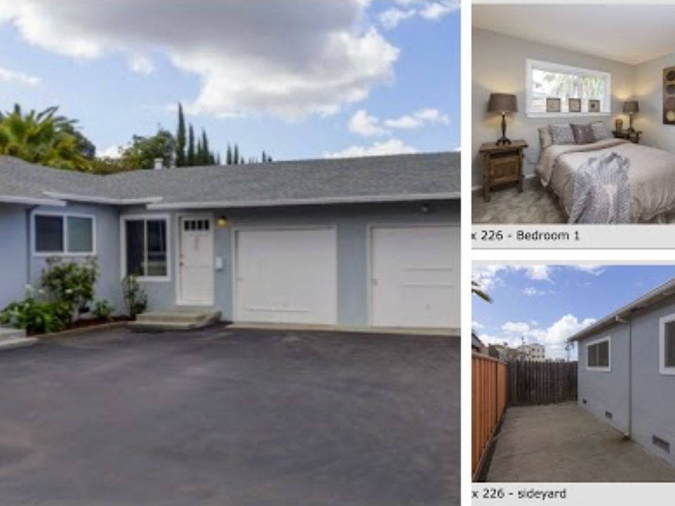 Duplex 2-bd 1-ba attached garage